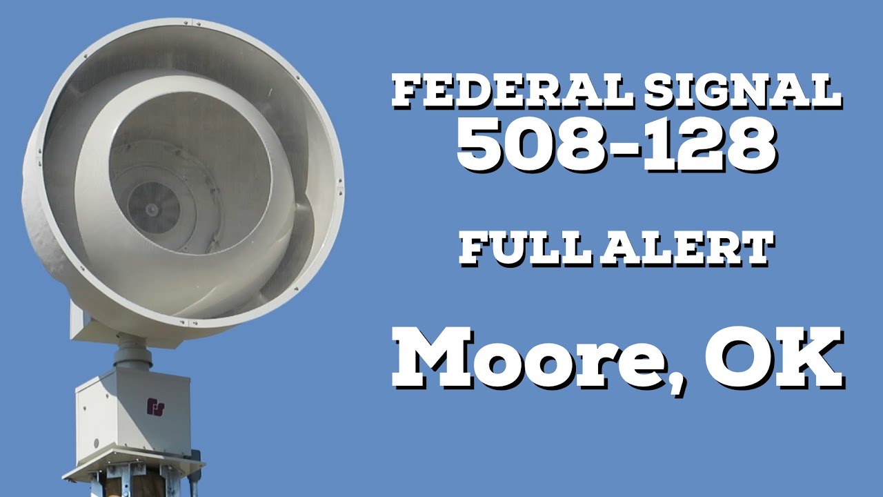 (New Installation) Federal Signal 508-128 | Full Alert | Moore, Oklahoma | 10/12/24