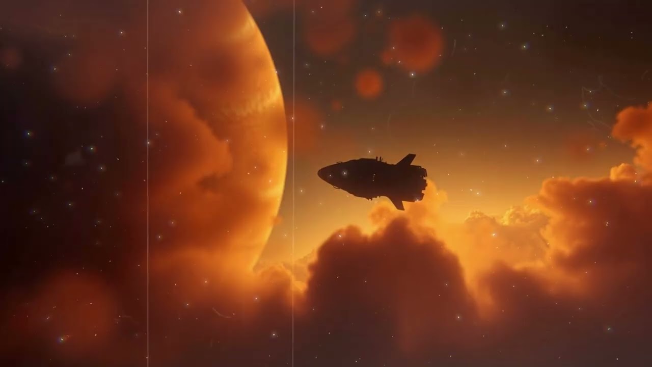 Distant starfield ambient soundscape for relaxation 🌌