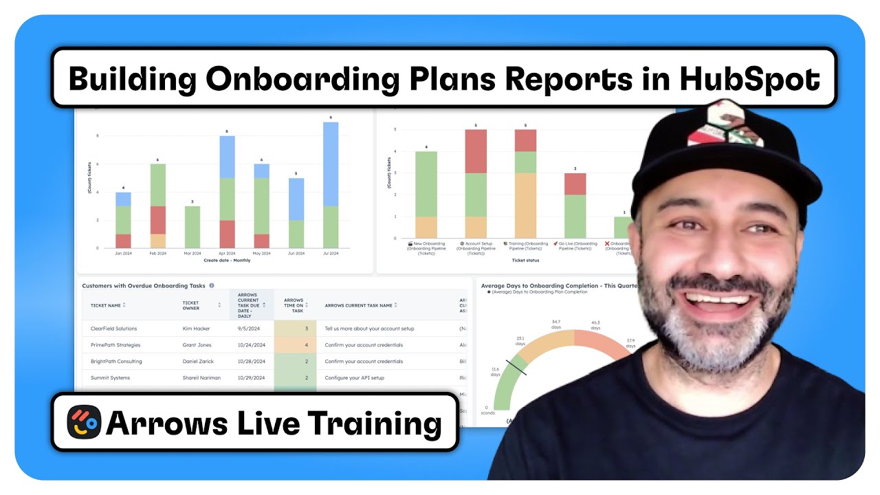 Top 3 Essential Customer Onboarding Reports in HubSpot Using Arrows