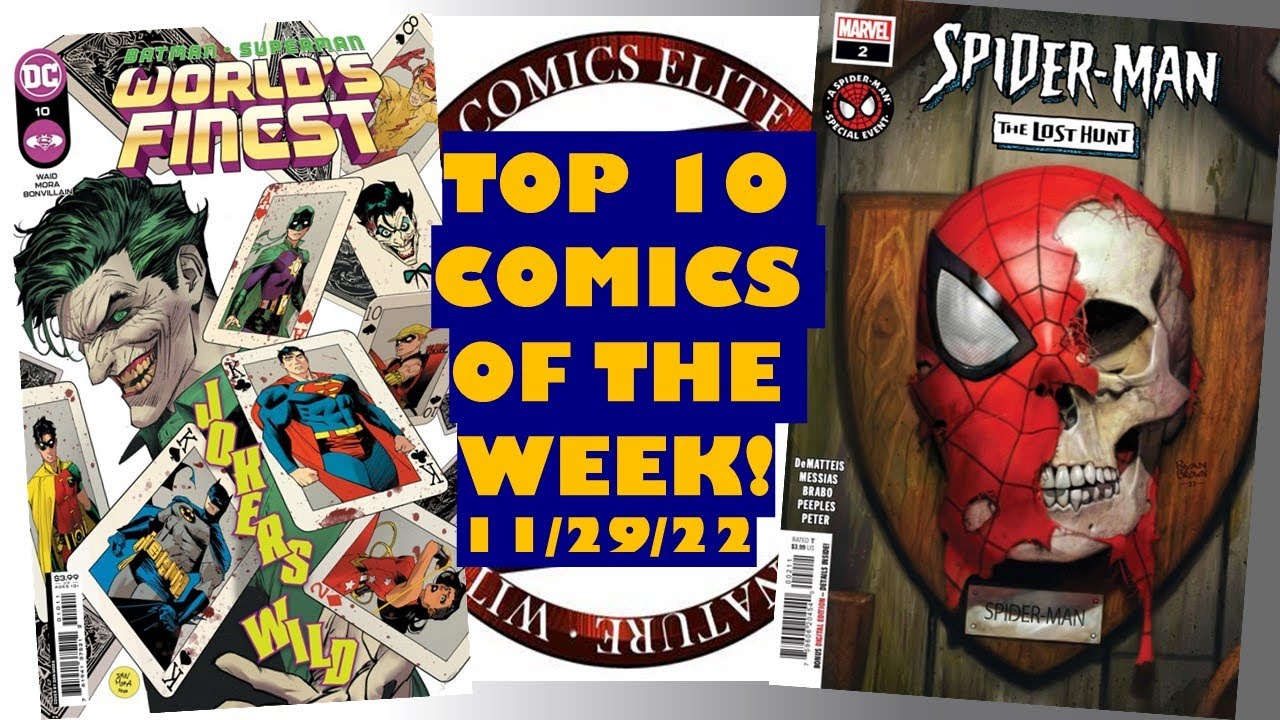 TOP 10 COMICS OF THE WEEK! 12/20/22
