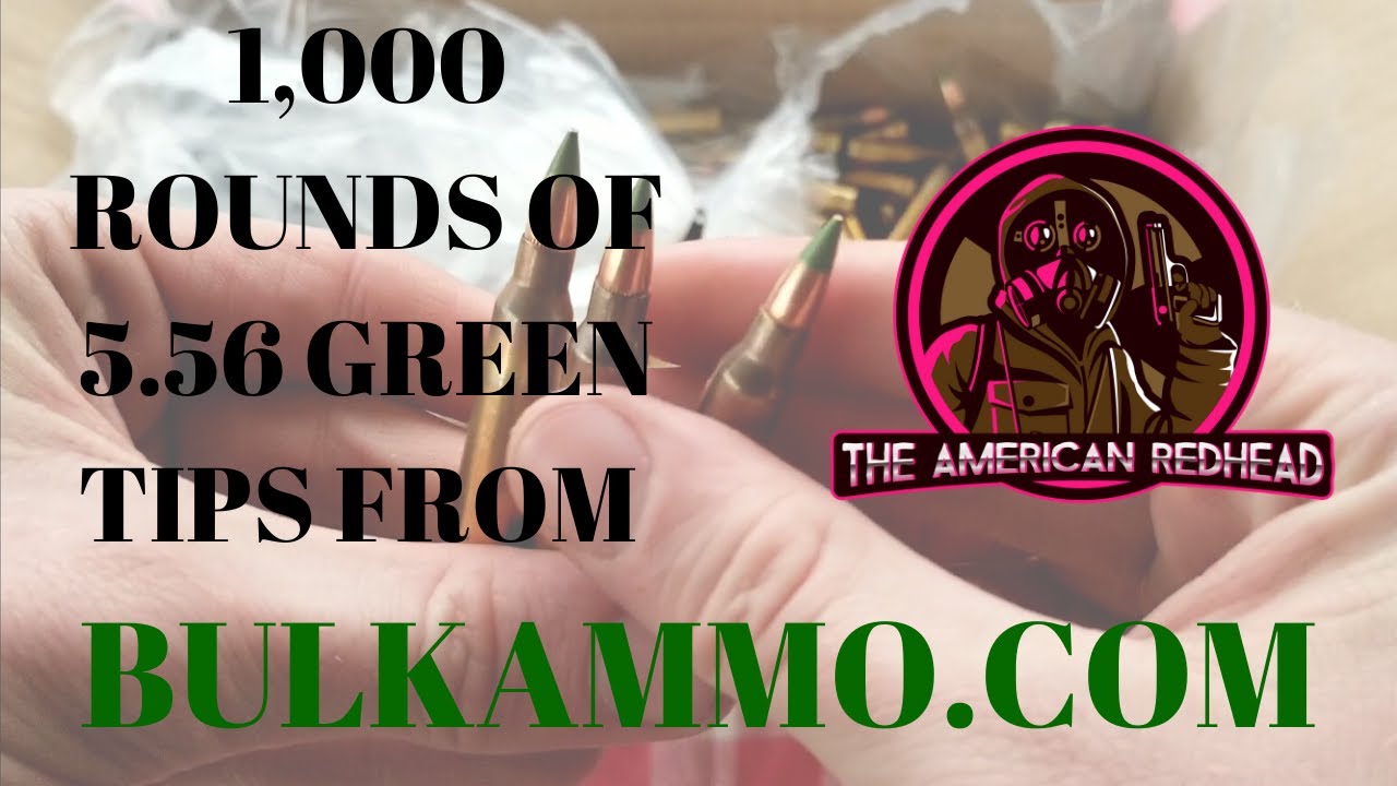 1000 патронов калибра 5.56 от Bulkammo.com!