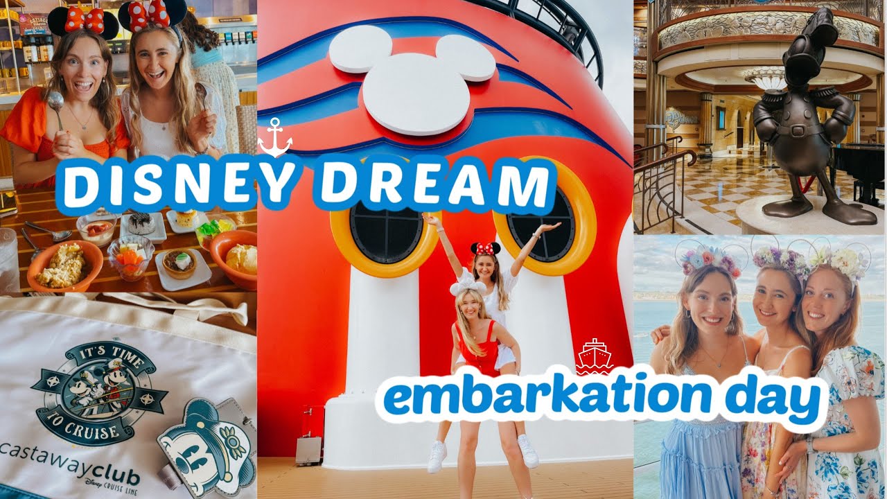 ☆ MY FIRST TIME ON THE DISNEY DREAM: EMBARKATION DAY + ROYAL PALACE ☆