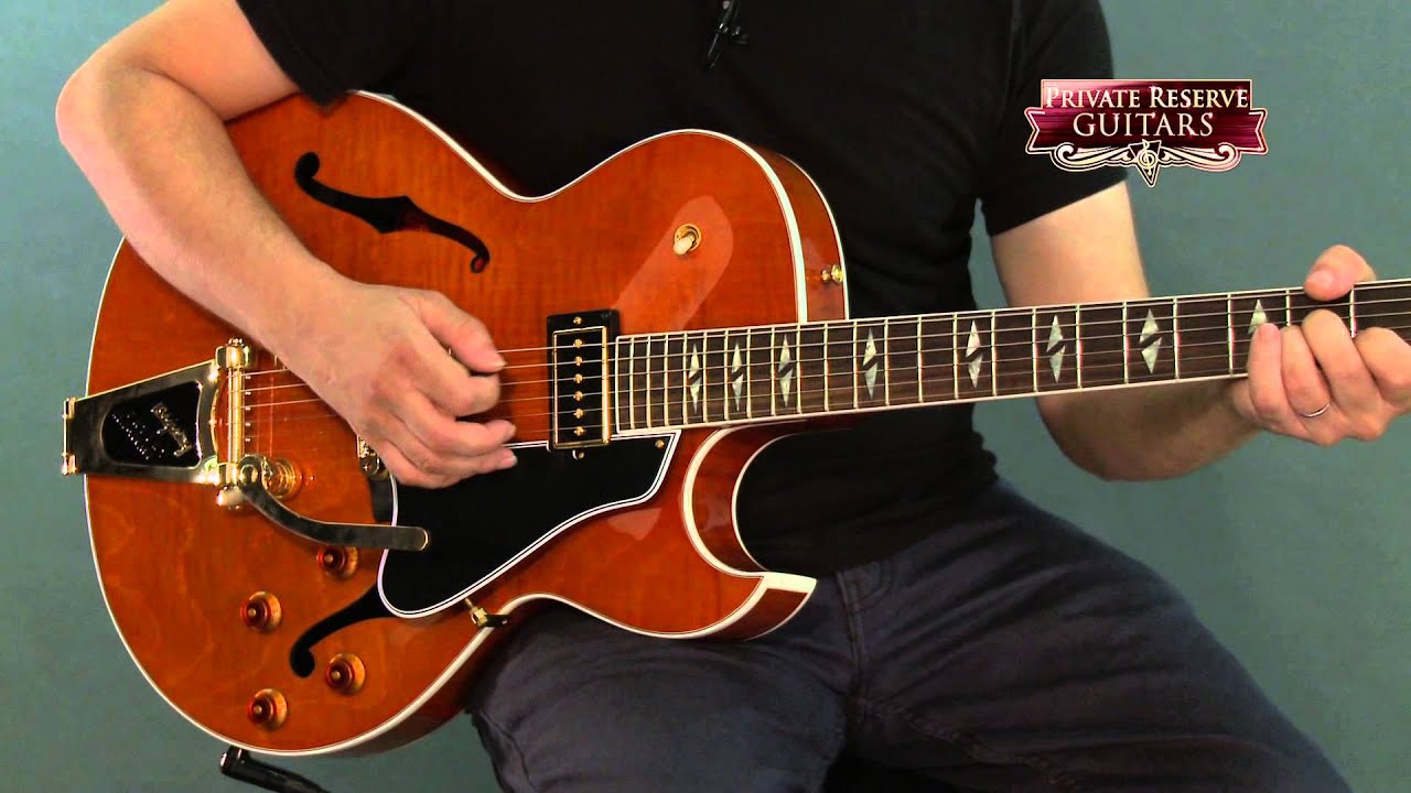 Gibson ES-195 Рокабилли Фигурная электрогитара