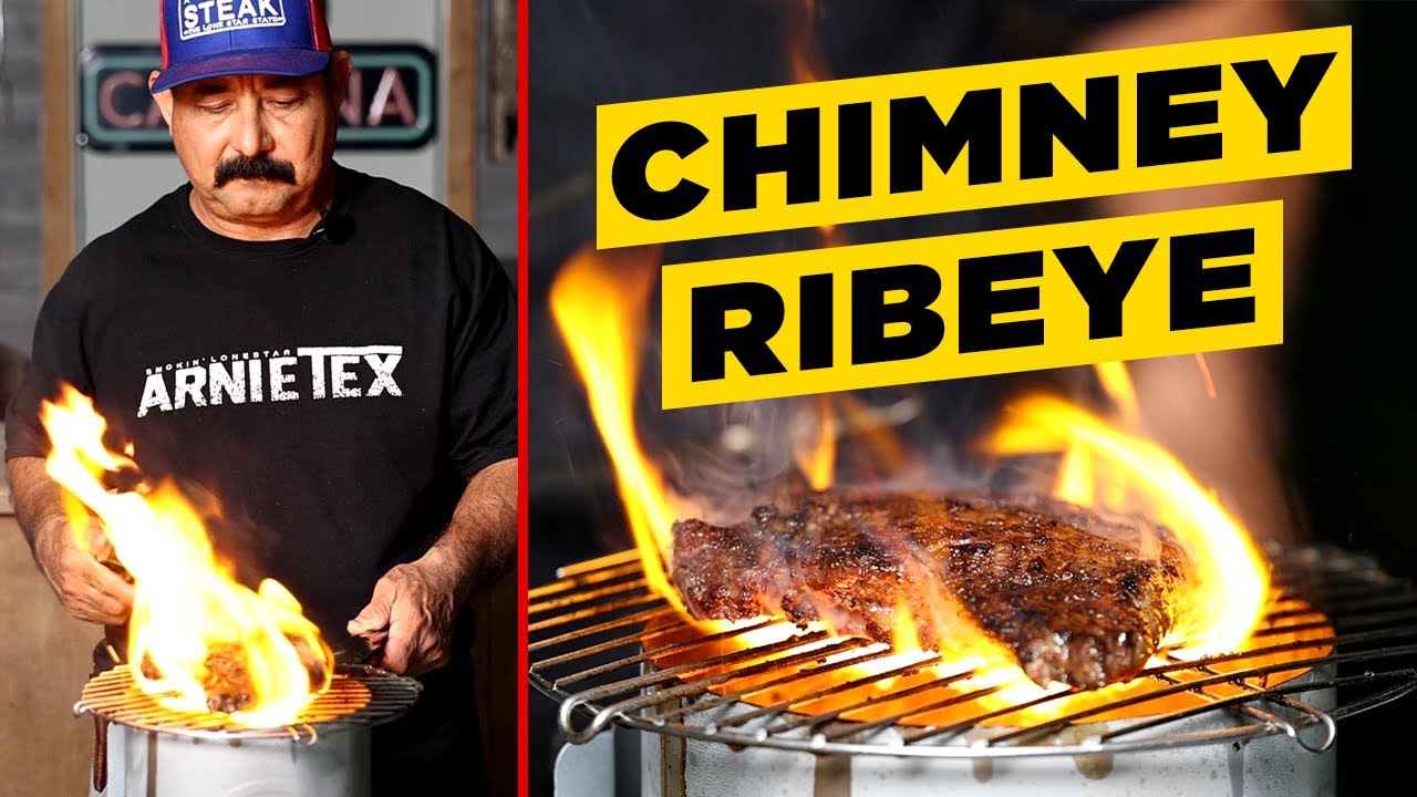 I Grilled Ribeye Steaks on a Charcoal Chimney and They Were Epic