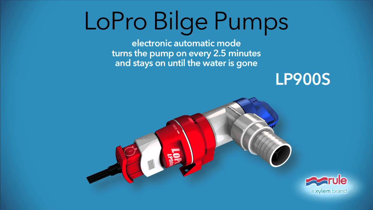 Rule LoPro LP900S Automatic Bilge Pump