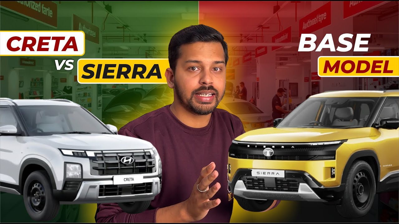 Tata Sierra Base 🔥vs Creta Base &ndash; Kaun Si Sahi Choice Hai?