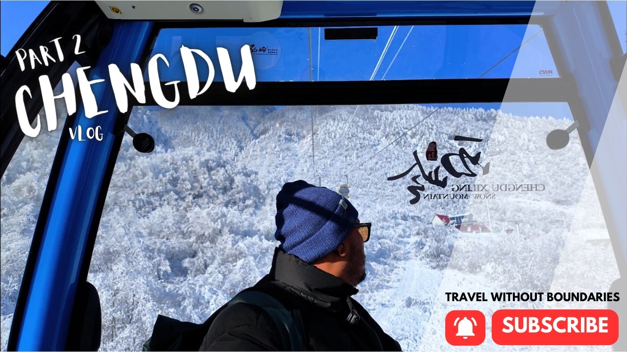 Eps 2 : Chengdu 🇨🇳 - Tidur Didalam Khemah dengan suhu -5 Darjah Celcius 🥶 di Xiling Snow Mt