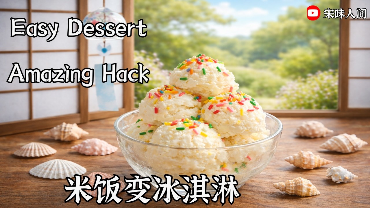 本来想清理剩米饭 结果做出了神仙甜品 