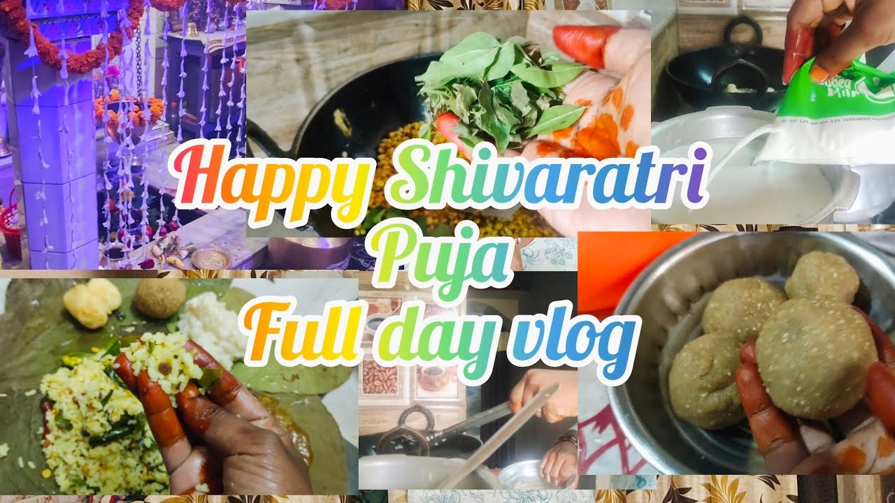 శివరాత్రి పూజ full day vlog 