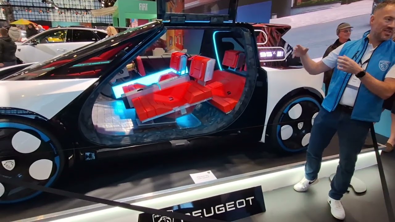 Peugeot concept car ,motor show