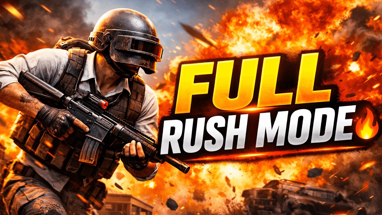 BGMI LIVE 🔴 Aggressive Rush | High Kill Gameplay
