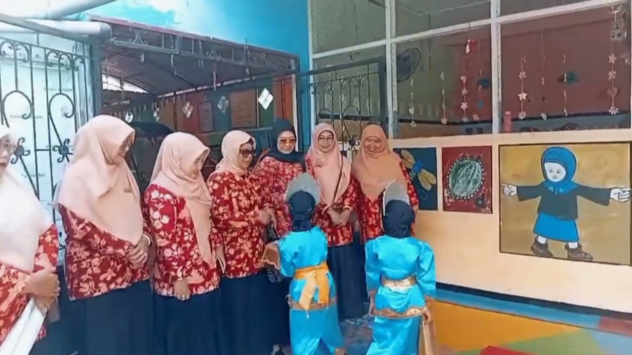 DWP Kemenag Binjai mengunjungi RA HaeFa MADANI dqlam rangka HUT DWP ke 26