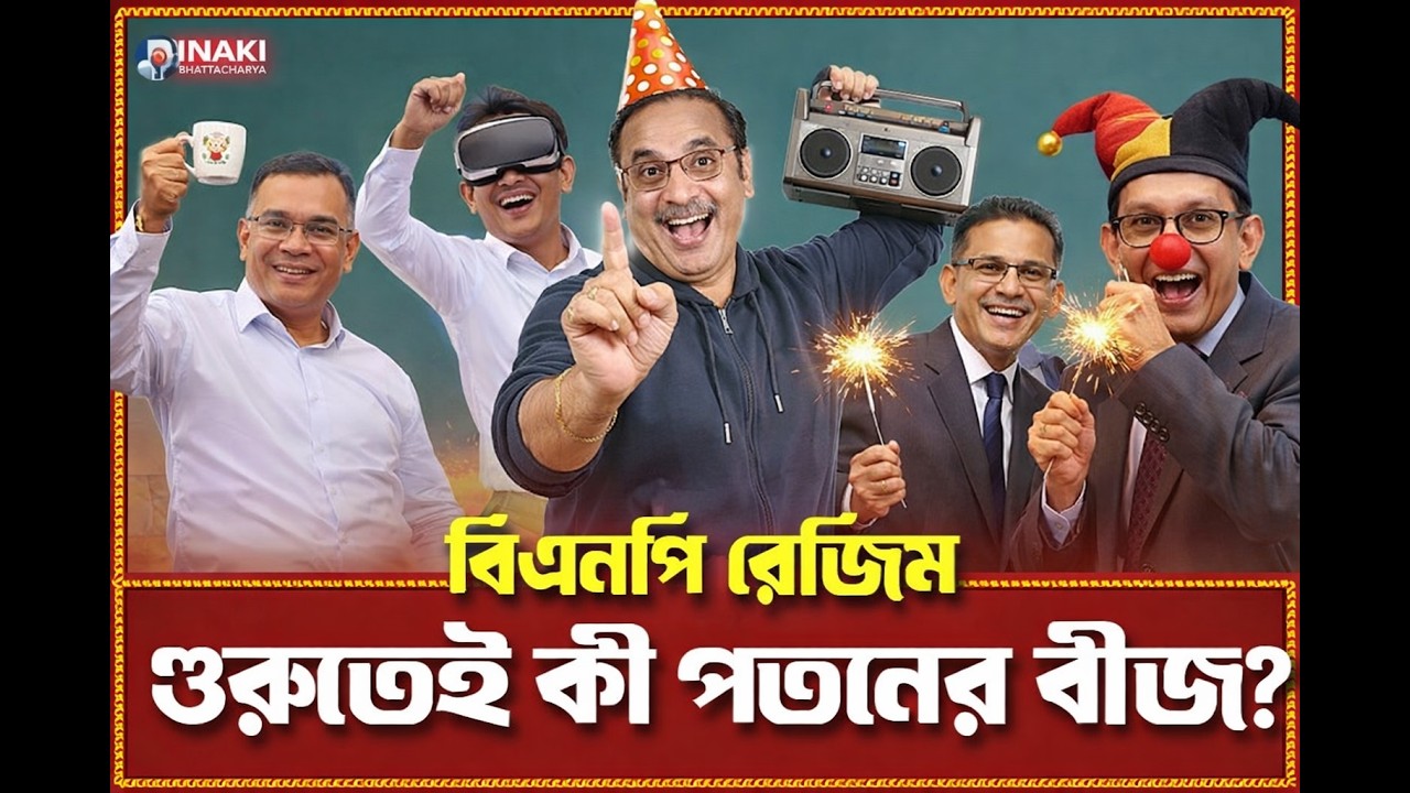 বিএনপি রেজিম শুরুতেই পতনের সুর? #pinakibhattacharya #tariquerahman #viralvideo #bangladeshpolitics