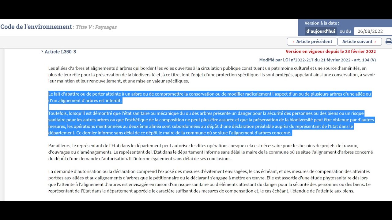 Echéancier de l'abattage des marronniers. Abus de pouvoir et manque de transparence. Une fourberie.
