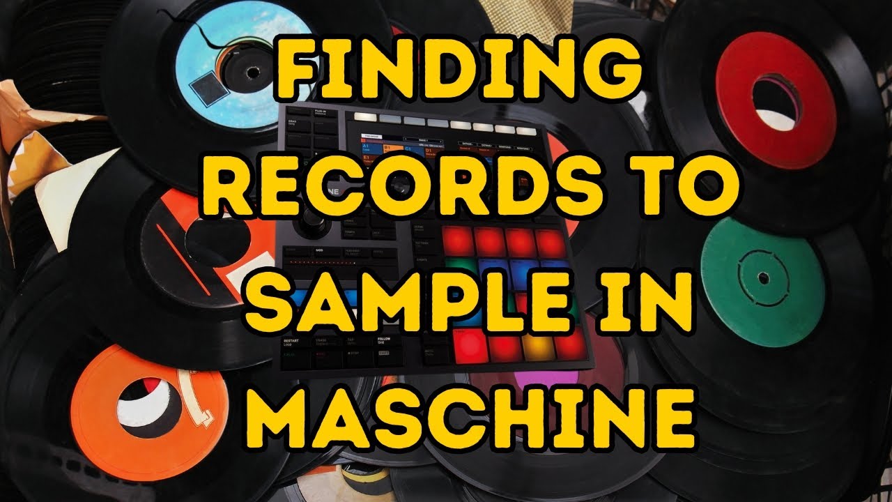 Maschine Mk3 - Hunting for vinyl to sample on beats!