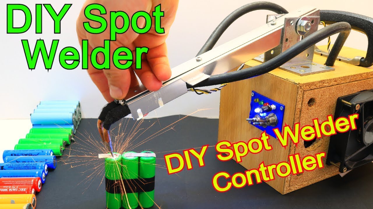 DIY Battery Spot Welder / Spot Welder Controller / Microwave Transformer 1