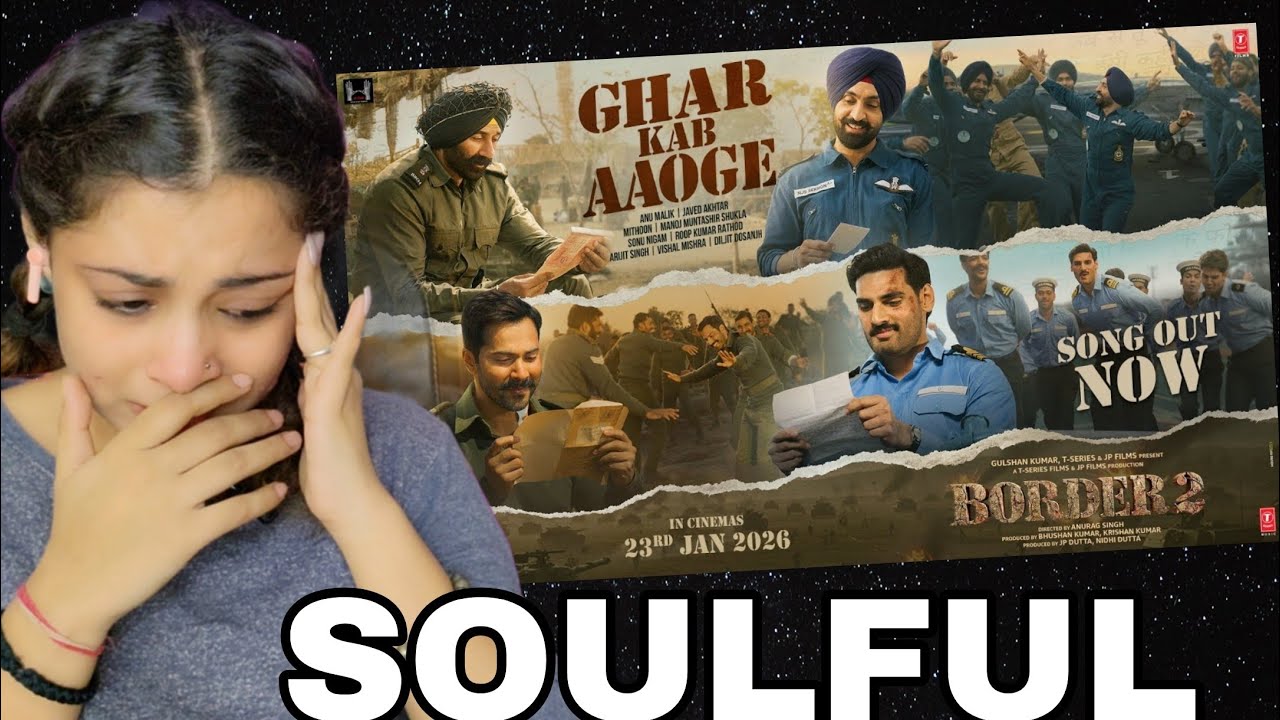 BORDER 2: Ghar Kab Aaoge | REACTION | Sunny Deol | Anu,Mithoon, Sonu, Roop, Arijit, Vishal, Diljit, 