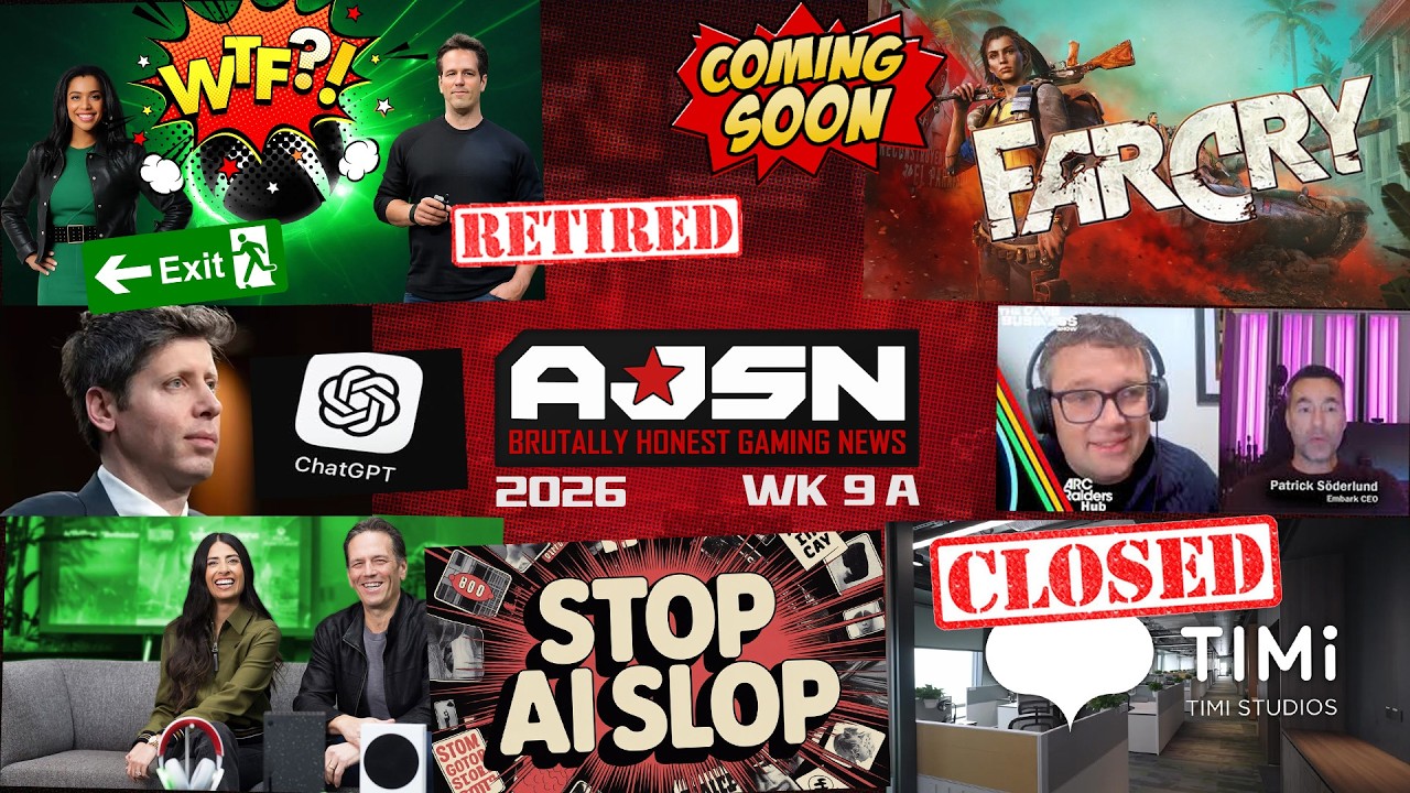 AJSN WK9A - XBOX SHAKE UP! Phil & Bond OUT, AI CEO in?, Ubisoft Promises 2 more FARCRY's, Nioh Sales