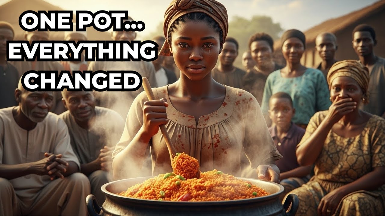 She Cooked One Pot of Jollof Rice — What Happened Next Healed the Whole Village