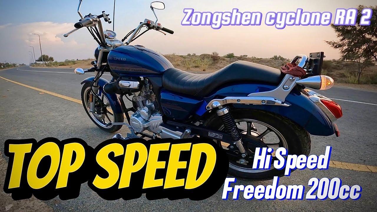 Hi speed freedom 200 review and top speed | zongshen cyclone 200 top speed