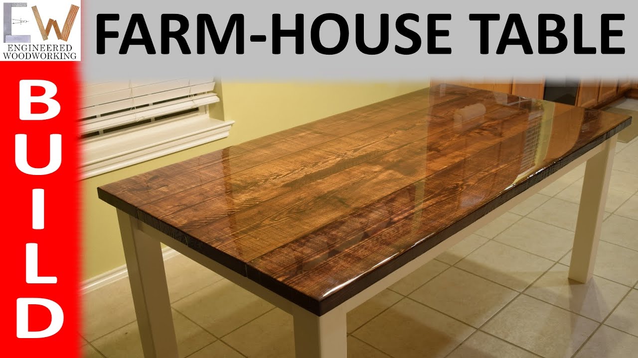 Farm-house Table Design 1 - Epoxy Coating