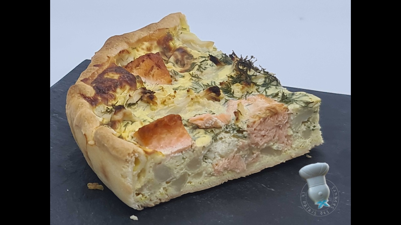 Recette de tarte saumon et chou fleur