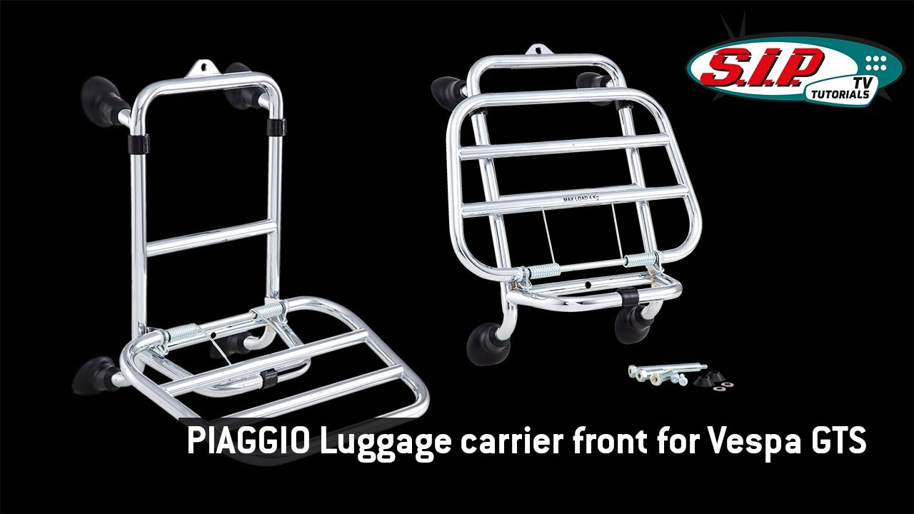 Gepäckträger PIAGGIO  vorne für Vespa GTS - Montage