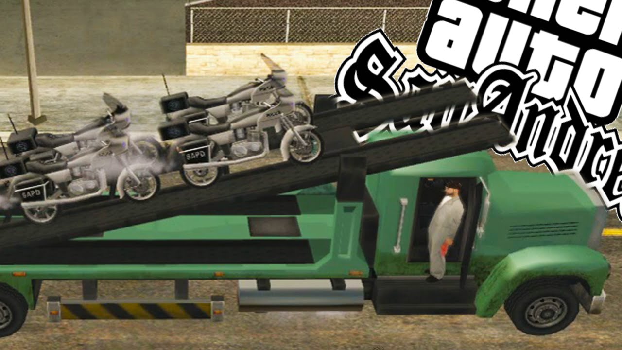 GTA SAN ANDREAS 100% - Motos da Polícia (41)