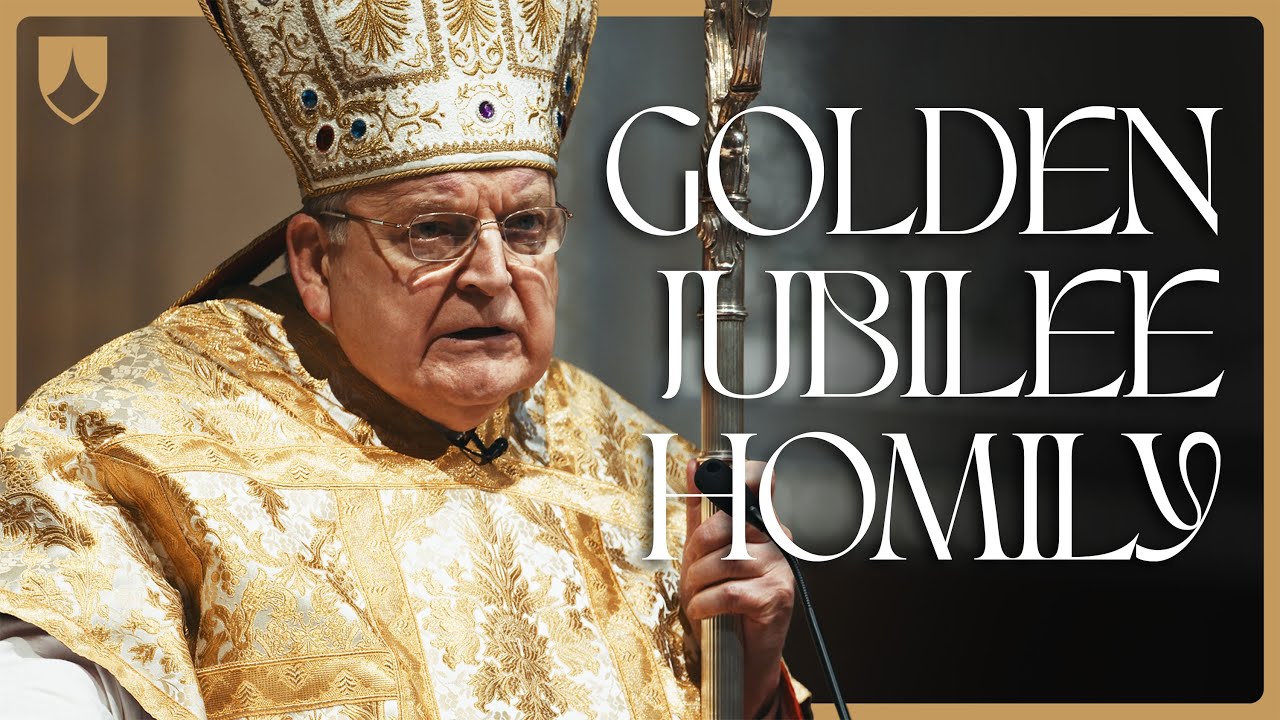 Cardinal Burke's Homily on the 50th Anniversary of His Priesthood