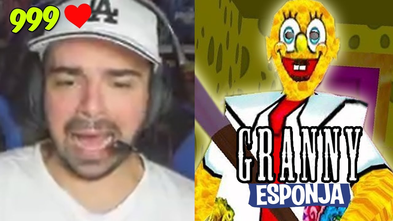BANANIROU juega GRANNY ESPONJA