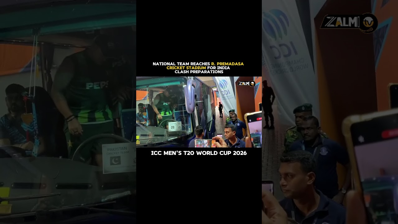 National team reaches R. Premadasa Cricket Stadium for India clash preparations | PAK vs IND