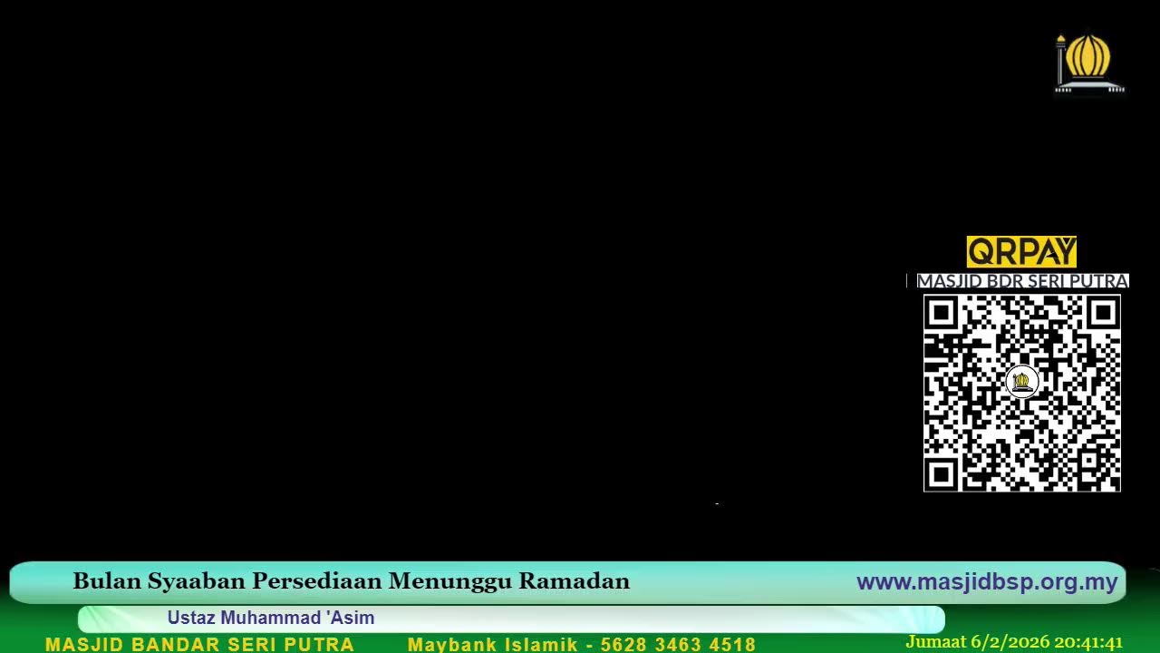Bulan Syaaban Persediaan Menunggu Ramadan