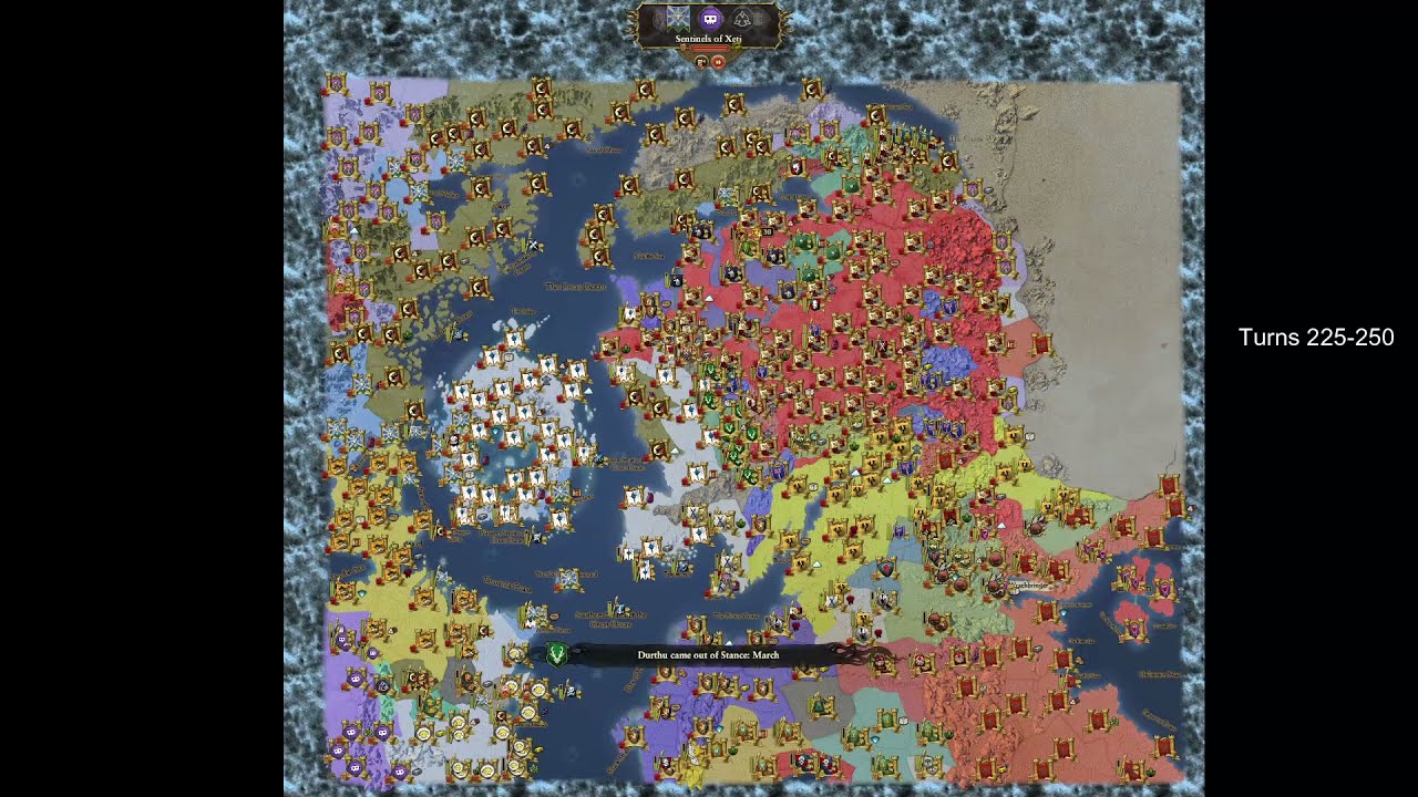 Ordertide VS Ordertide!  TWW2 AI Time-lapse #23 750 turns.