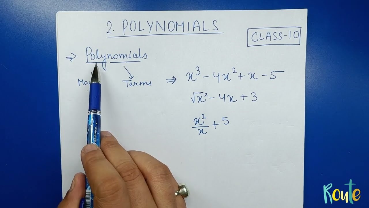 Polynomials || Types of polynomials || Zero of a polynomial || Chapter 2 || Class 10
