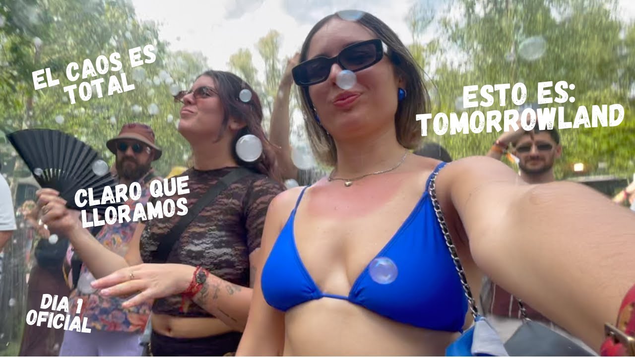 vlog TOMORROWLAND 2025 (día 1) || emociones y caos