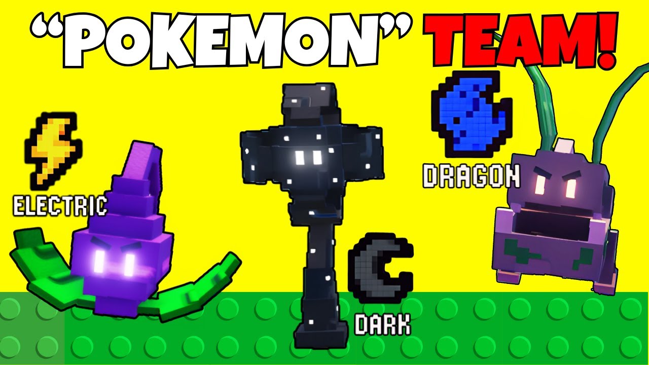 I Built a Pok&eacute;mon Elemental Team in Garden Tower Defense!