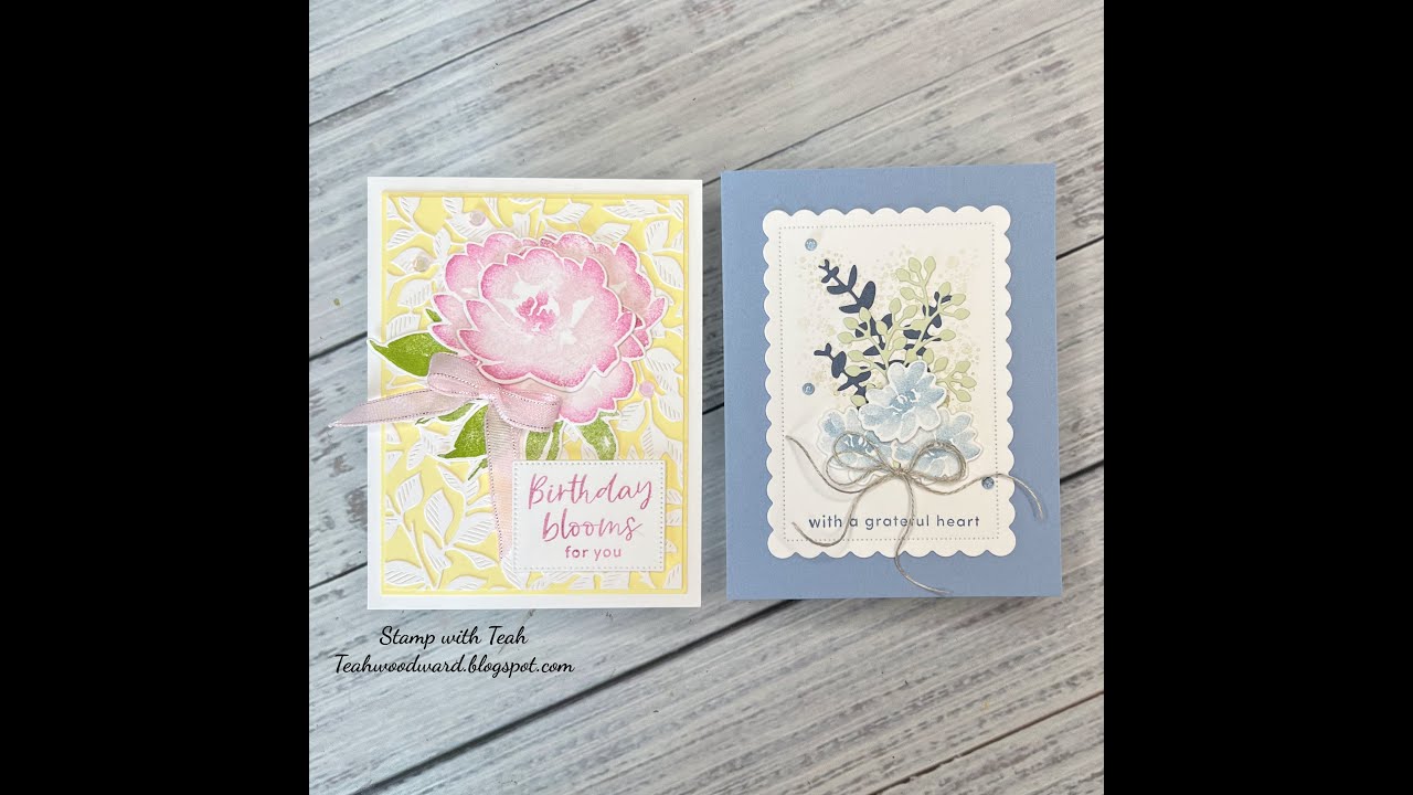Stampin’ Up! Textured Floral bundle