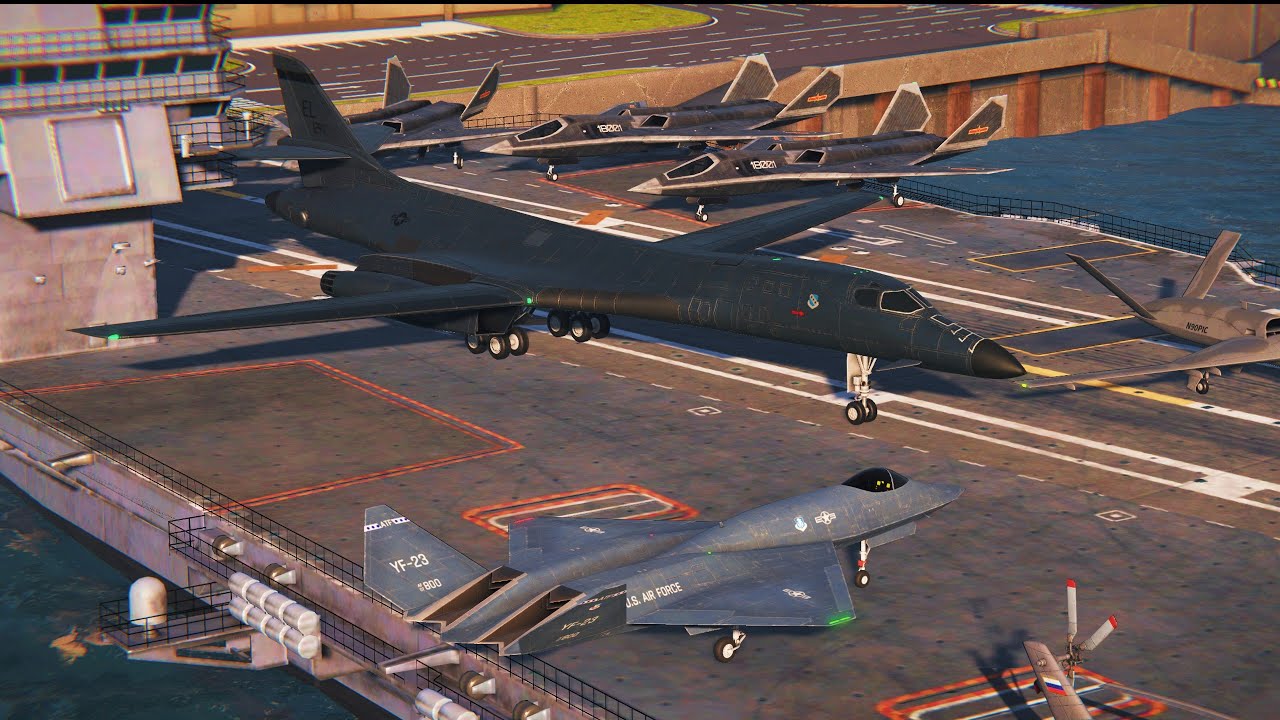 B-1B Lancer - Patience is the key if you use this plane - Modern Warships