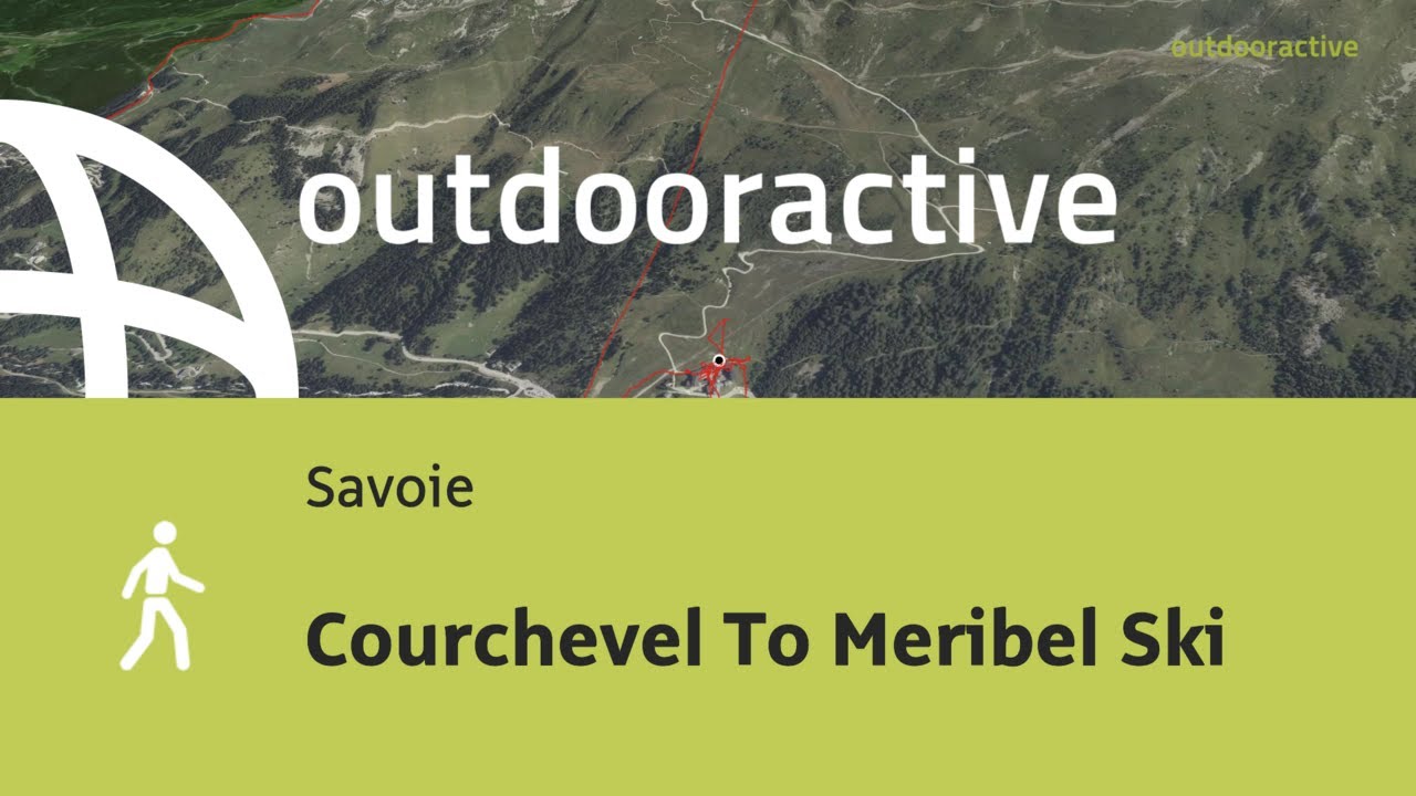 Flyover video: Courchevel To Meribel Ski