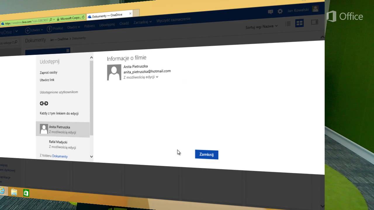Kurs Office Online, cz. 5 - Praca zespołowa