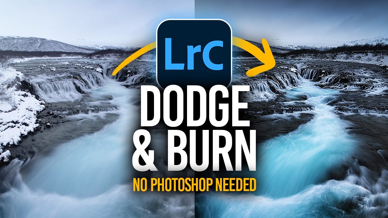 DODGE & BURN using ONLY Lightroom (no Photoshop needed)!