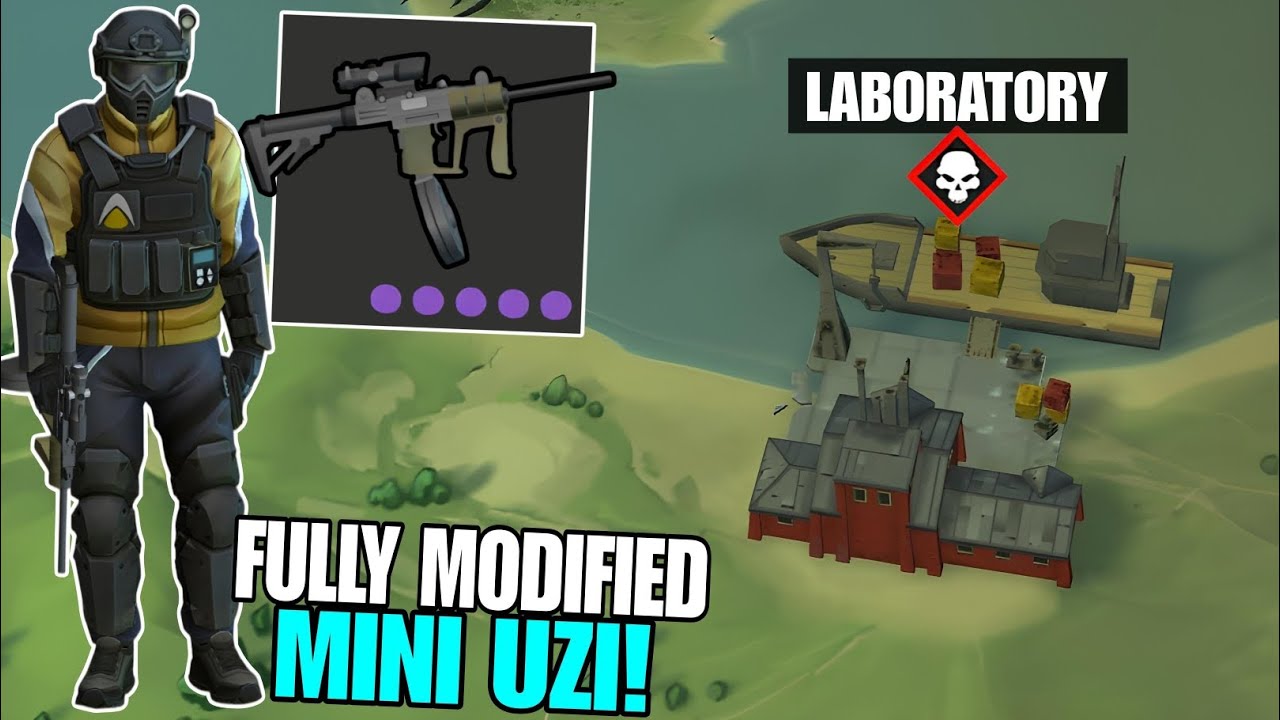 THIS OP MINI UZI DOESN'T MISS! FULLY MODIFIED MINI UZI vs LABORATORY - Last Day on Earth: Survival