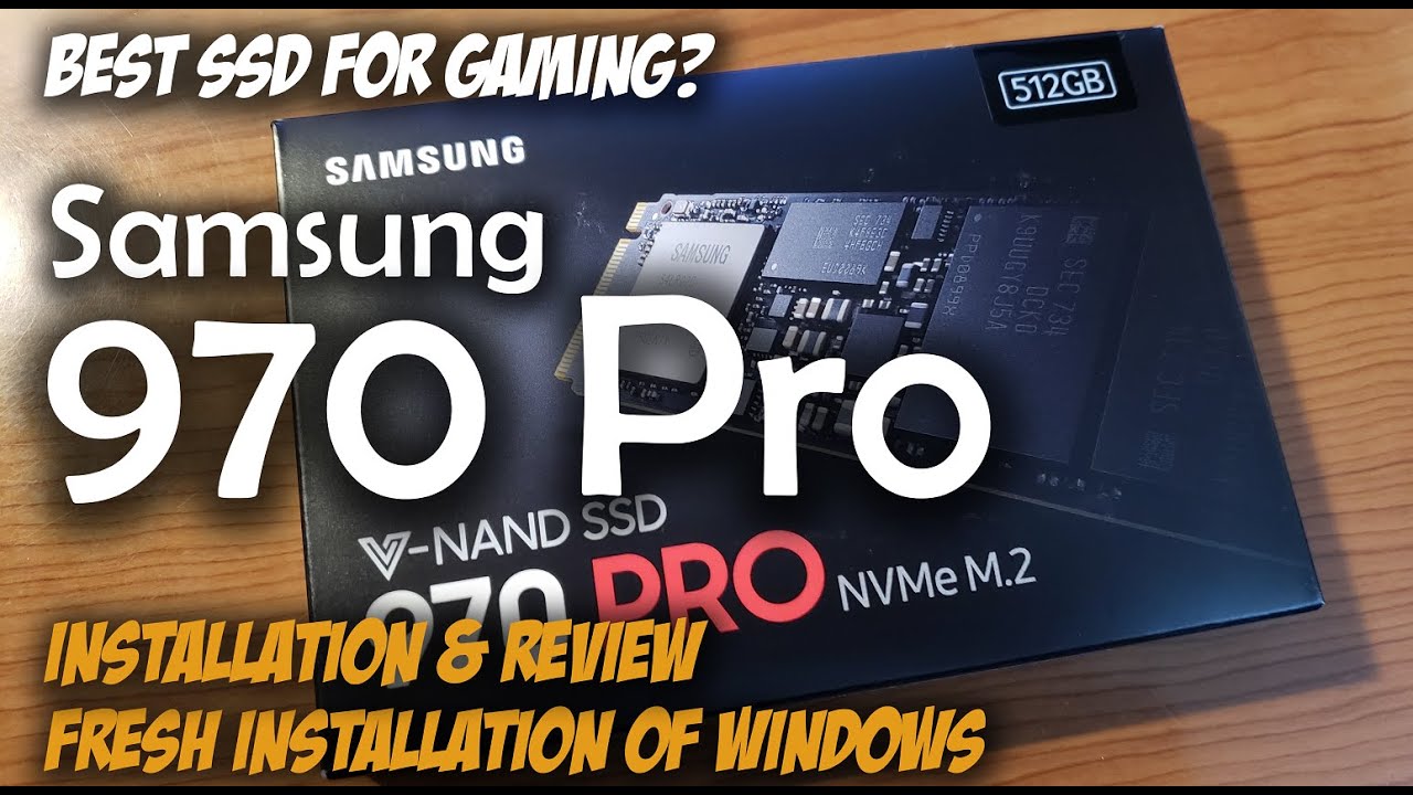 Лучший SSD для игр? Обзор и установка SAMSUNG 970 PRO NVMe M.2 в Windows
