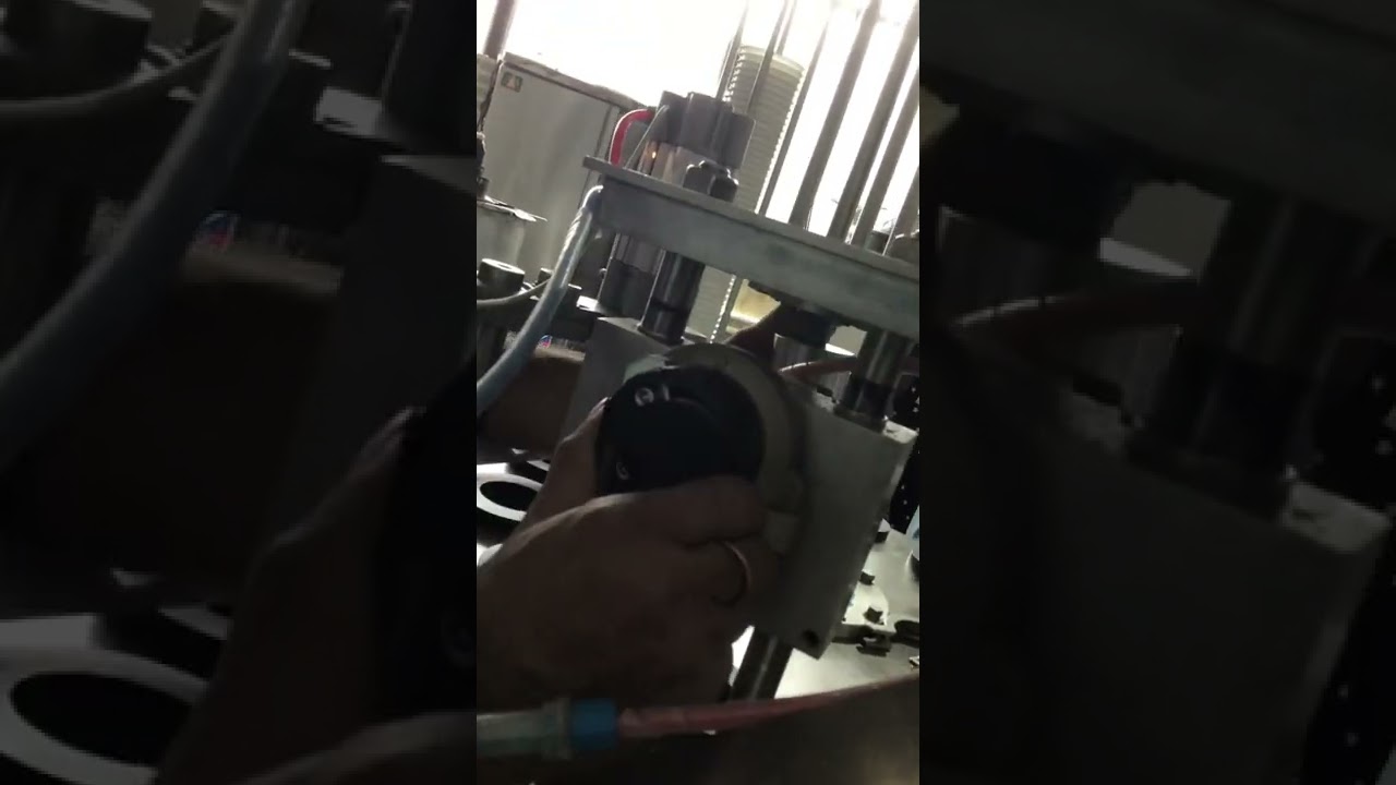 CUP CONE FILLING MACHINE || LID PLACER SETTING