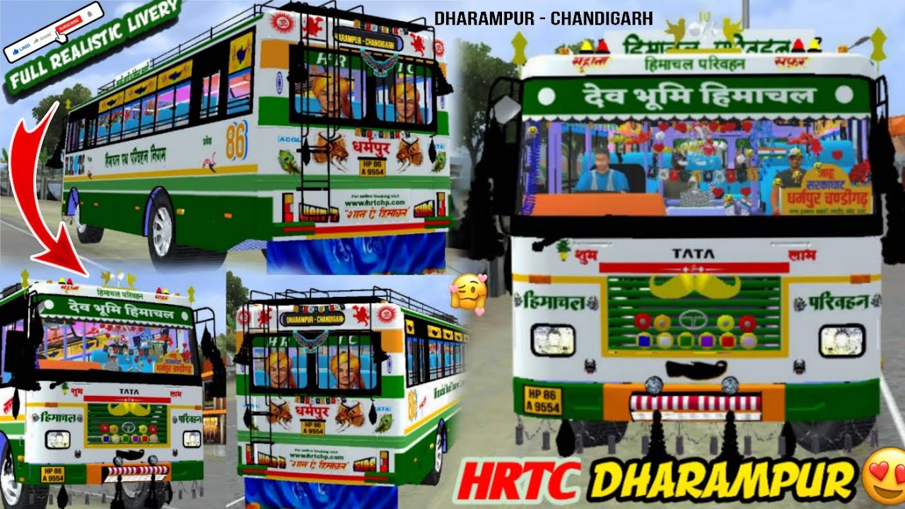 HRTC DHARAMPUR | Old Modified TATA Re-Build Bus Mod Livery Bussid