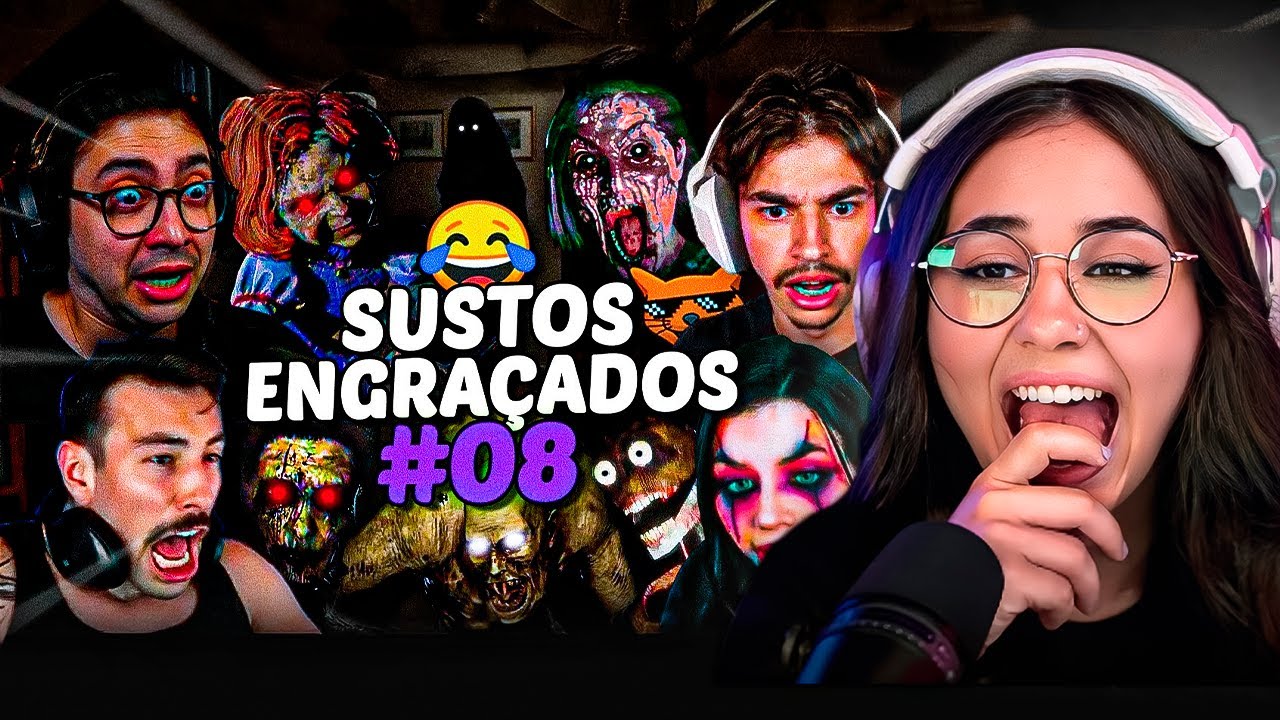 SUSTOS ENGRAÇADOS NAS LIVES #08 react Viralizou Clips