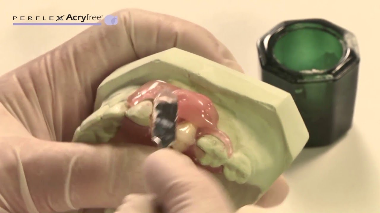 Perflex Acryfree Reline with hard-cold cure acrylic resin