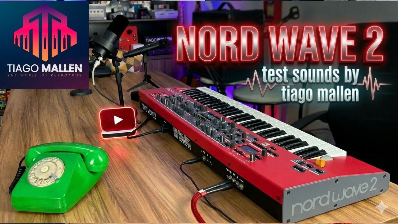 NORD WAVE 2 - TEST SOUNDS BY TIAGO MALLEN #tecladista
