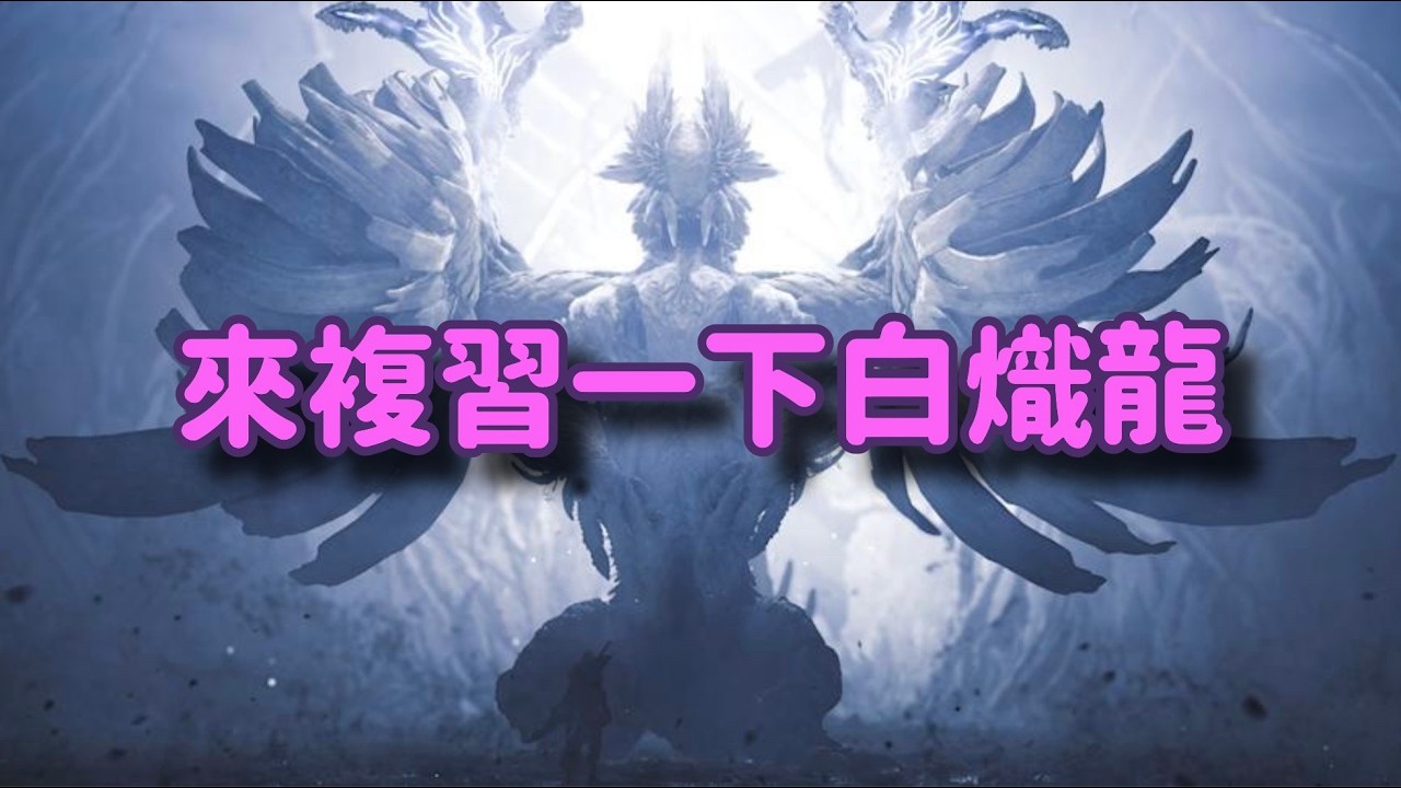 【MHWs/魔物獵人荒野】誰有存白熾龍調查任務啊😆