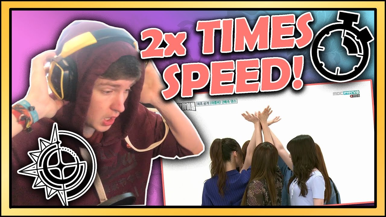 REACTION to GFRIEND 2xTIMES SPEED DANCE [pt.1]